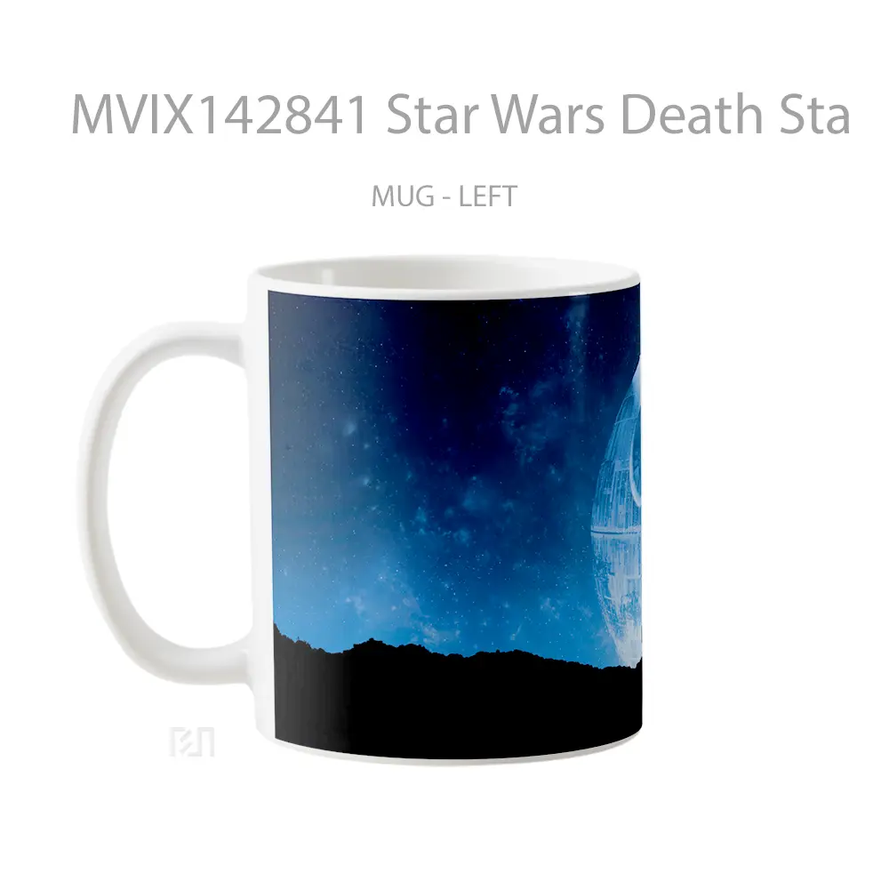 Mug Star Wars Death Sta Gelas Keramik Unik - All-side / Desain