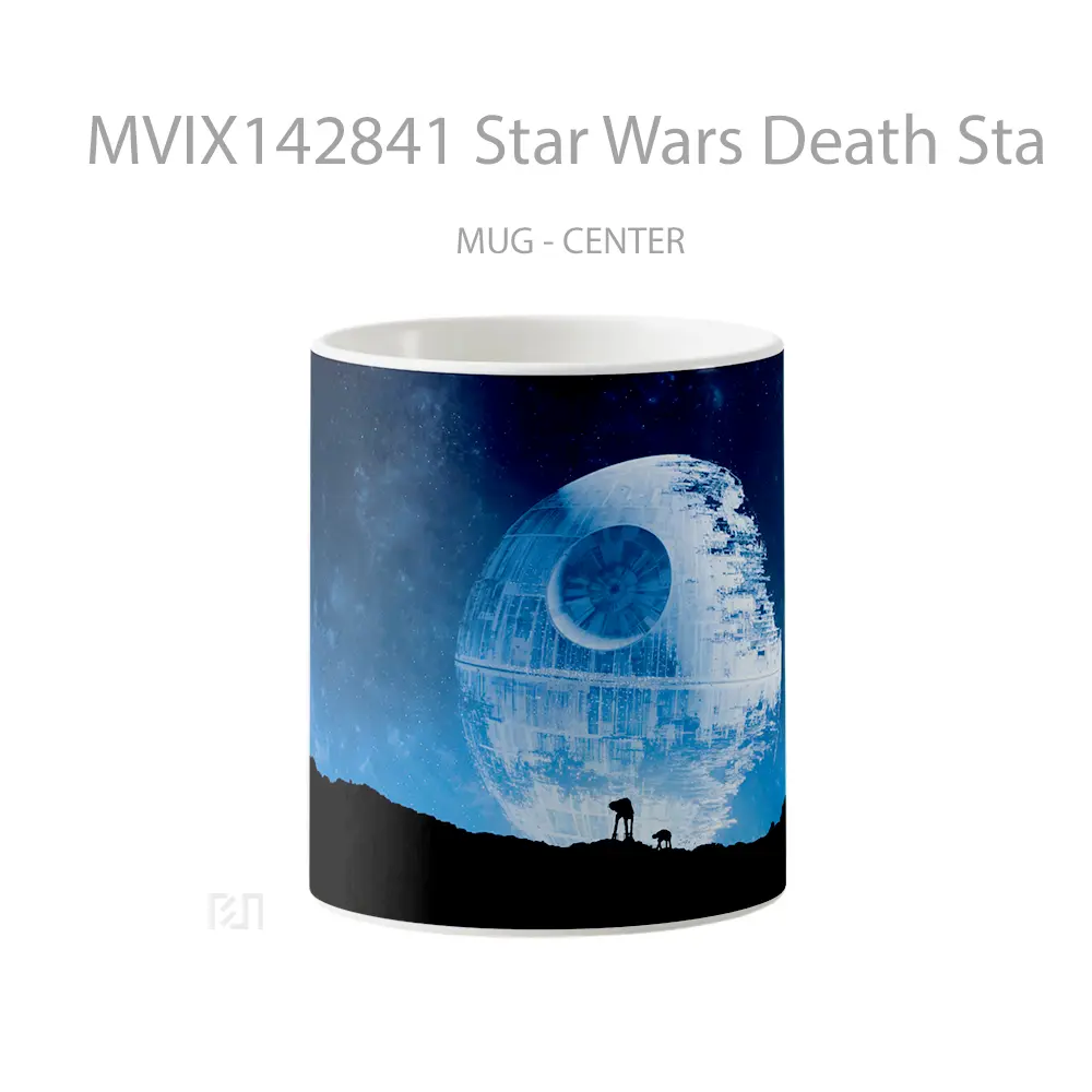 Mug Star Wars Death Sta Gelas Keramik Unik