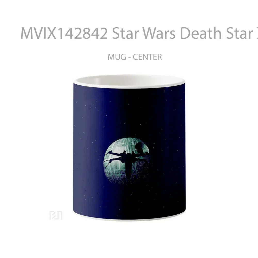 Mug Star Wars Death Star X Wing Simple Gelas Keramik Unik
