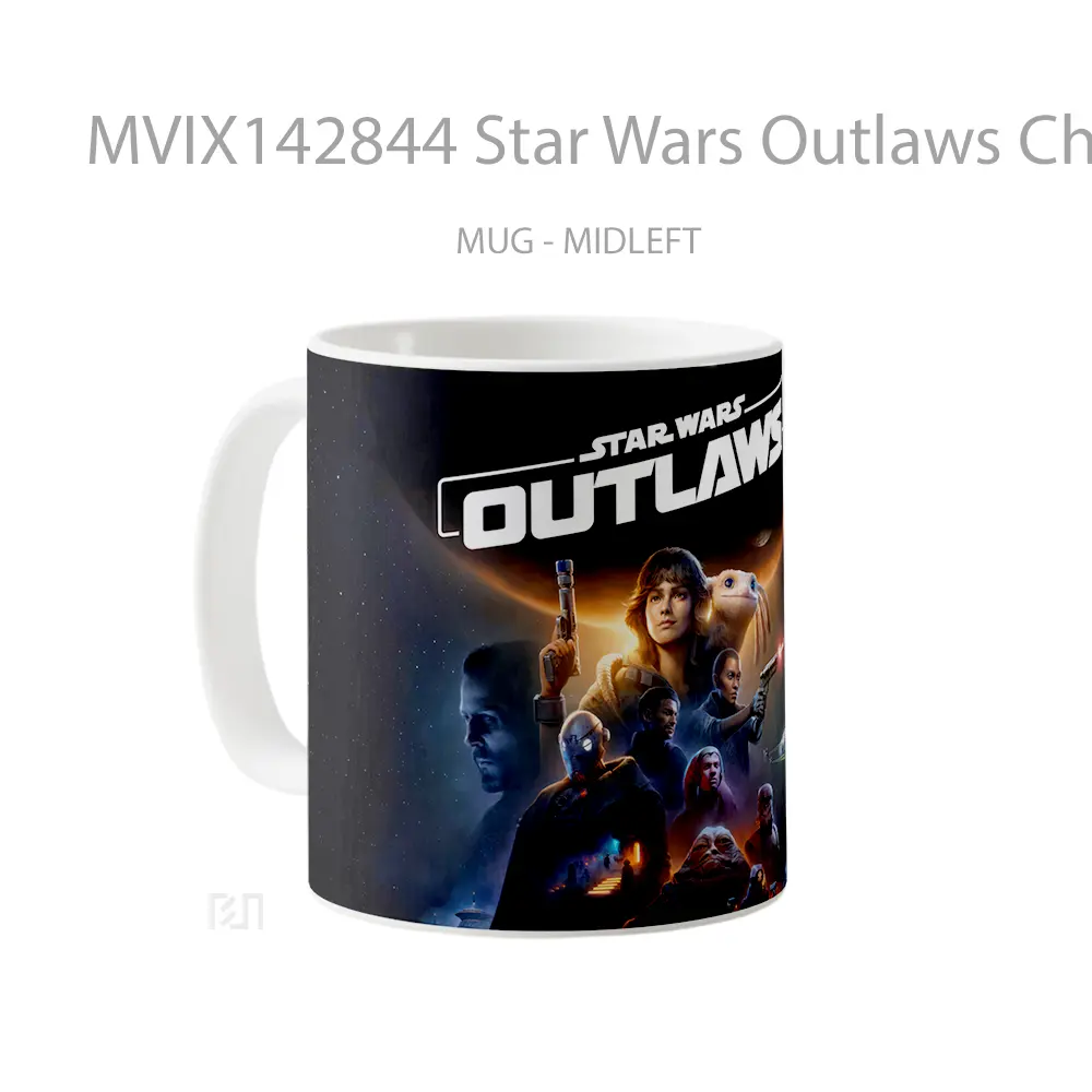 Mug Star Wars Outlaws Characters Kay Nix Nd 5 Gelas Keramik Unik - All-side / Desain