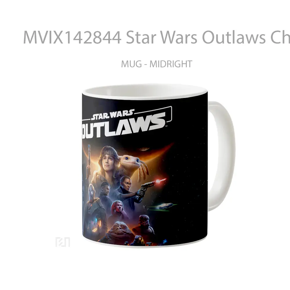 Mug Star Wars Outlaws Characters Kay Nix Nd 5 Gelas Keramik Unik - All-side / Desain