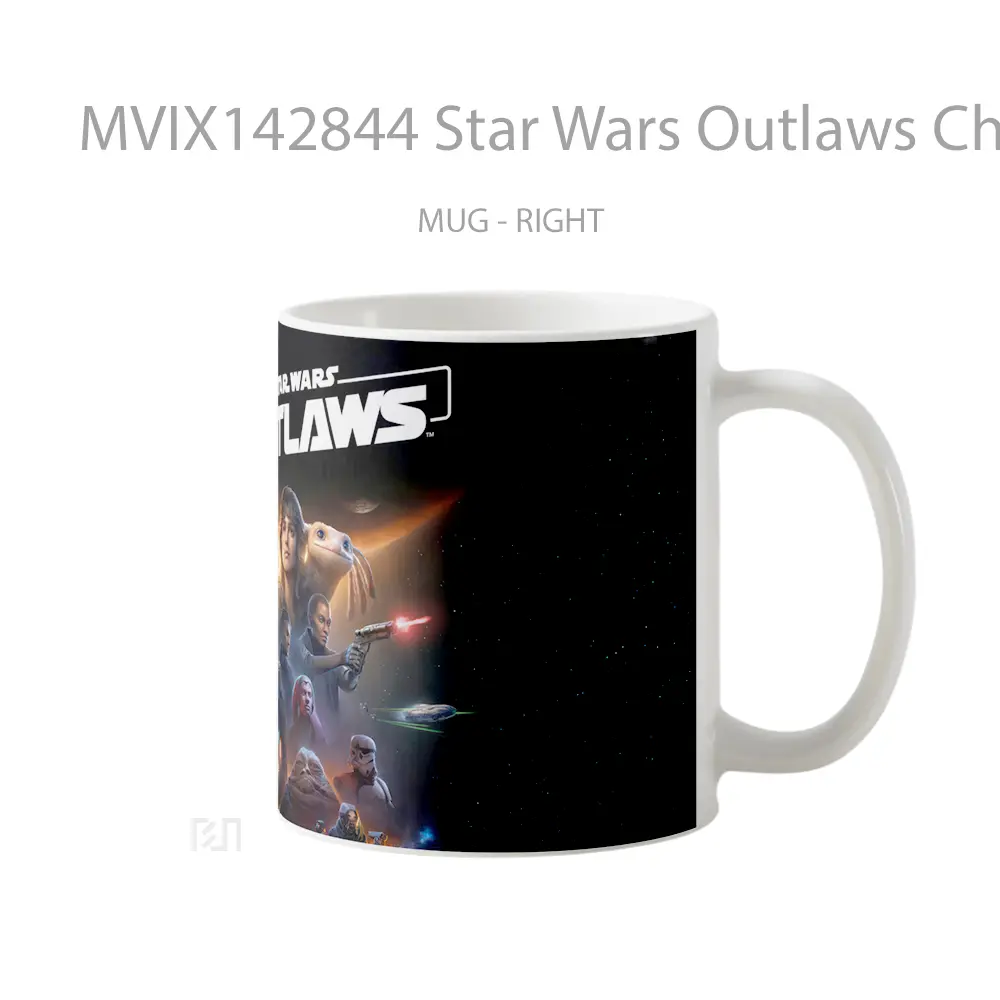 Mug Star Wars Outlaws Characters Kay Nix Nd 5 Gelas Keramik Unik - All-side / Desain