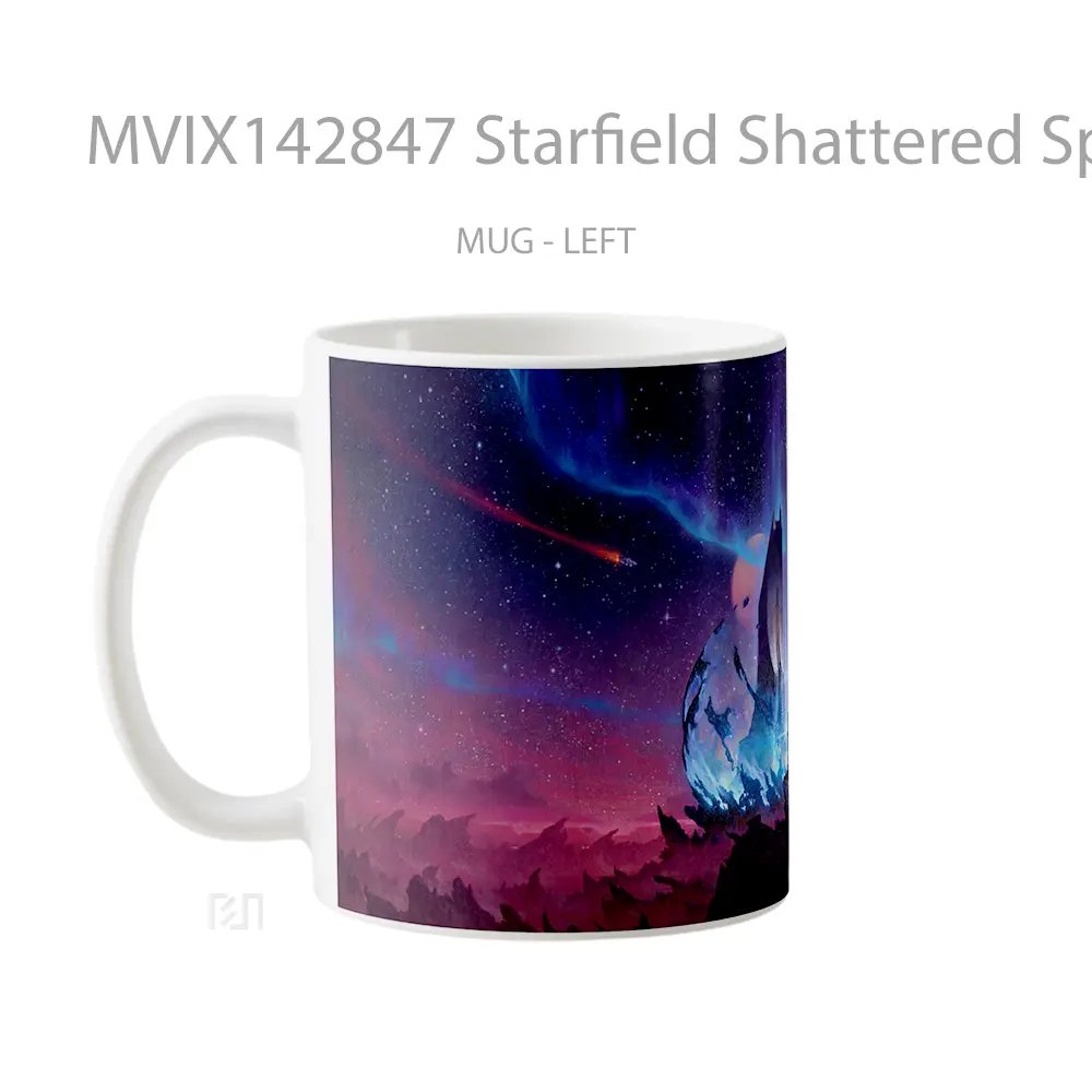 Mug Starfield Shattered Space Gelas Keramik Unik - All-side / Desain