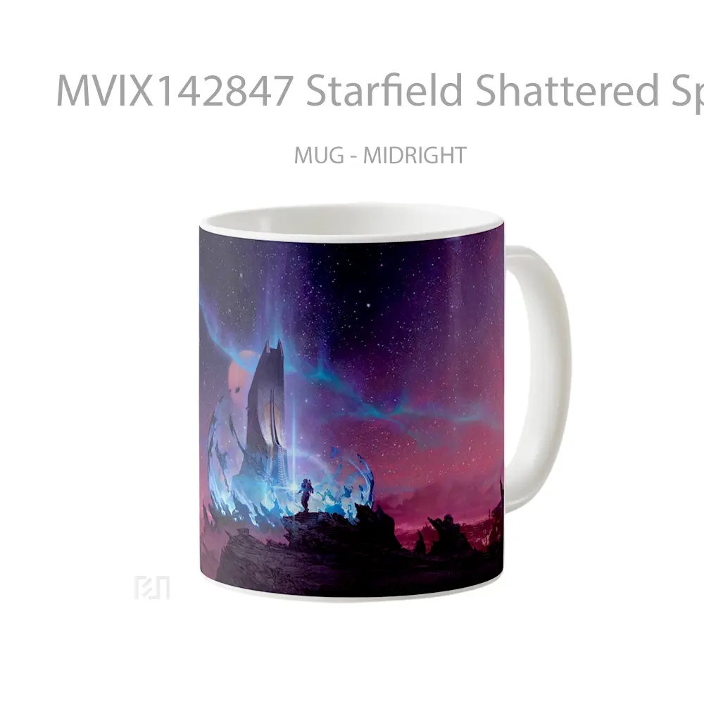 Mug Starfield Shattered Space Gelas Keramik Unik - All-side / Desain