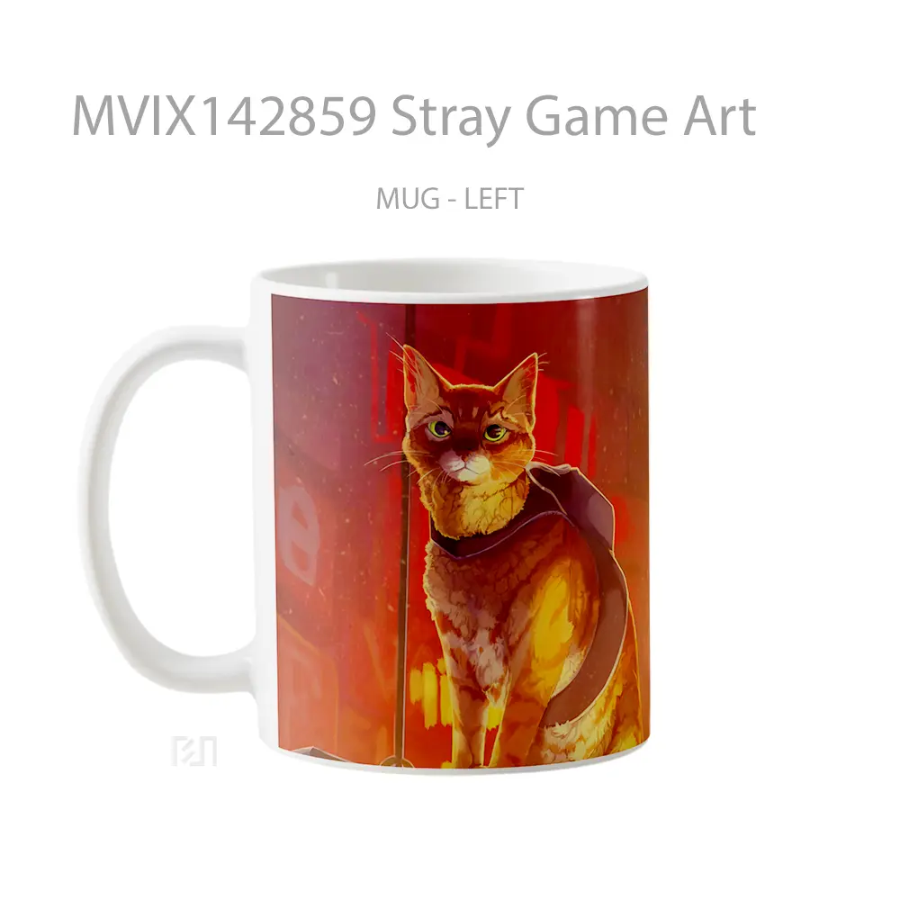 Mug Stray Game Art Cangkir Gamer - All-side / Desain