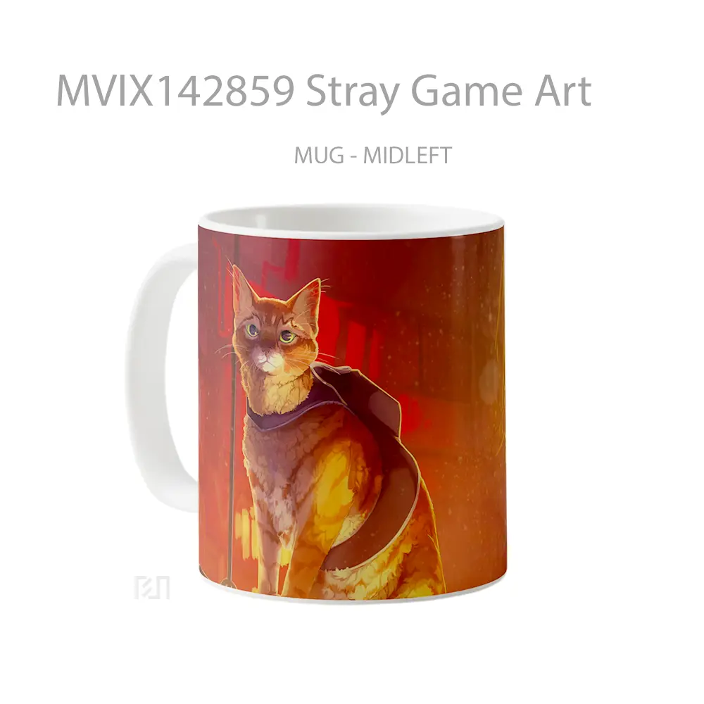 Mug Stray Game Art Cangkir Gamer - All-side / Desain