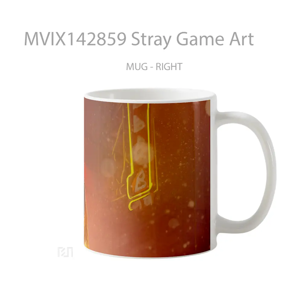 Mug Stray Game Art Cangkir Gamer - All-side / Desain