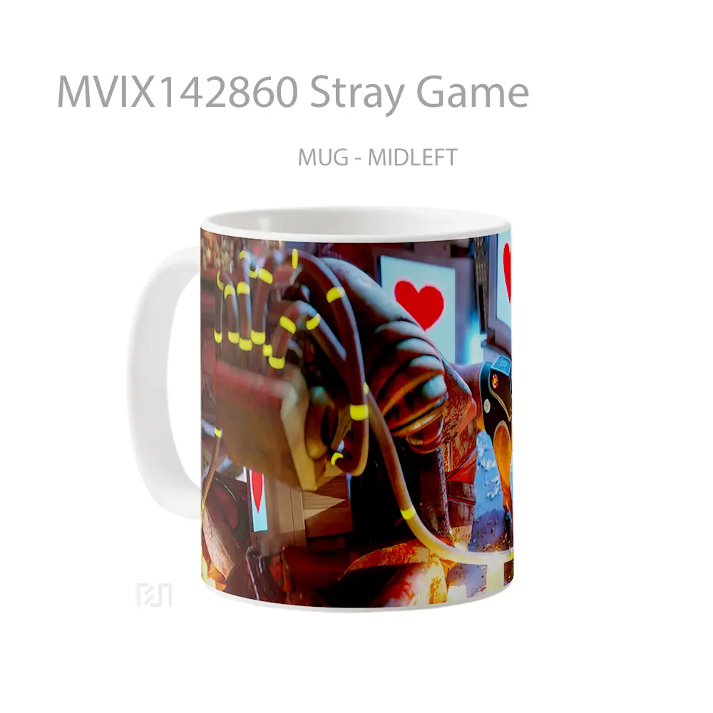 Mug Stray Game Cangkir Gamer - All-side / Desain