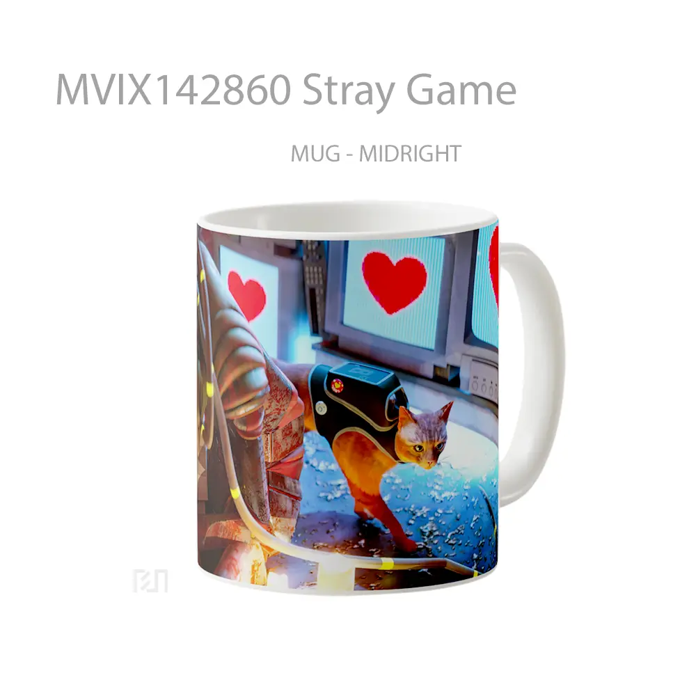 Mug Stray Game Cangkir Gamer - All-side / Desain