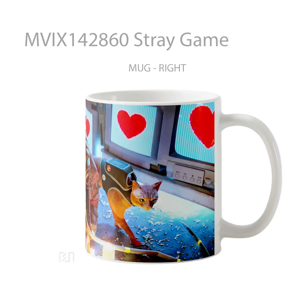 Mug Stray Game Cangkir Gamer - All-side / Desain