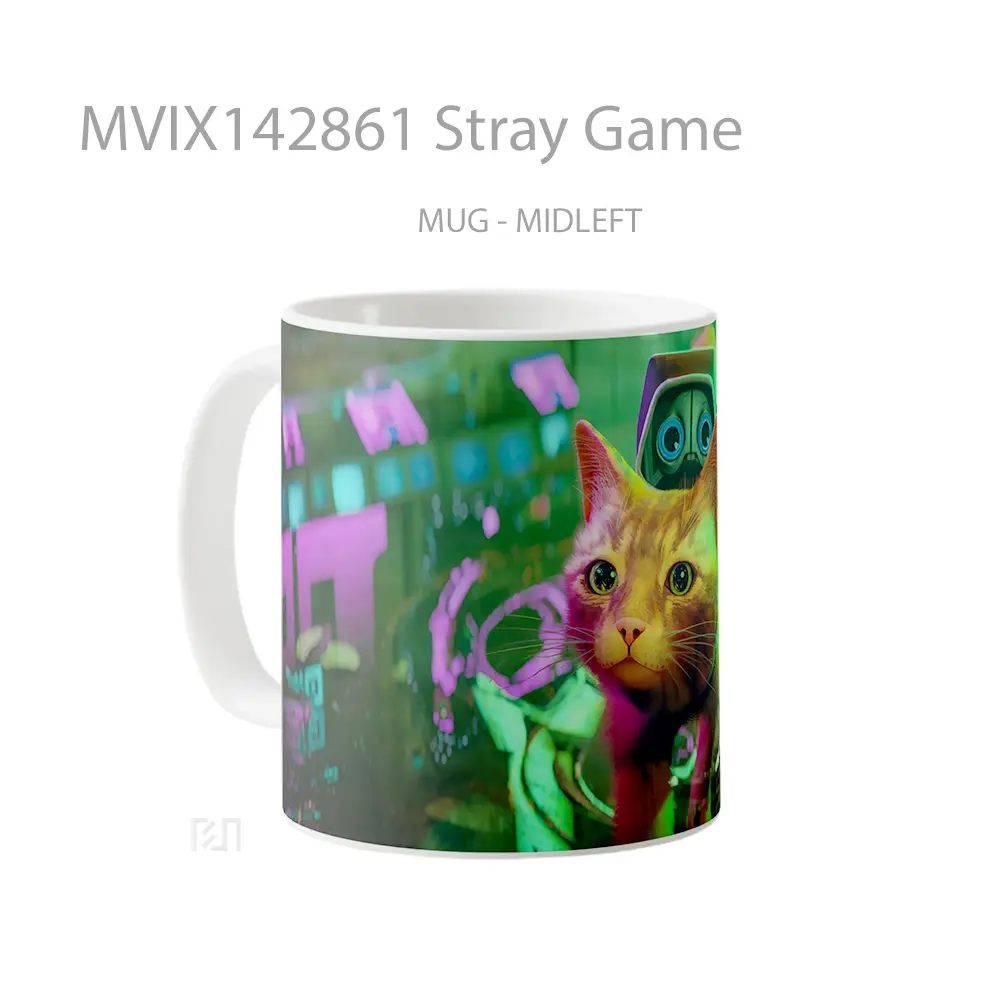 Mug Stray Game Cangkir Gamer - All-side / Desain