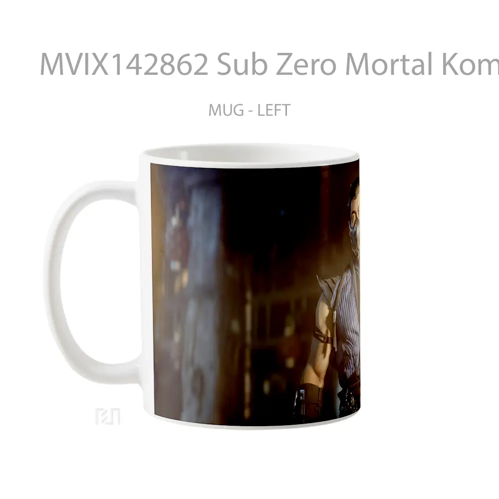 Mug Sub Zero Mortal Kombat 1 Gelas Keramik Unik - All-side / Desain