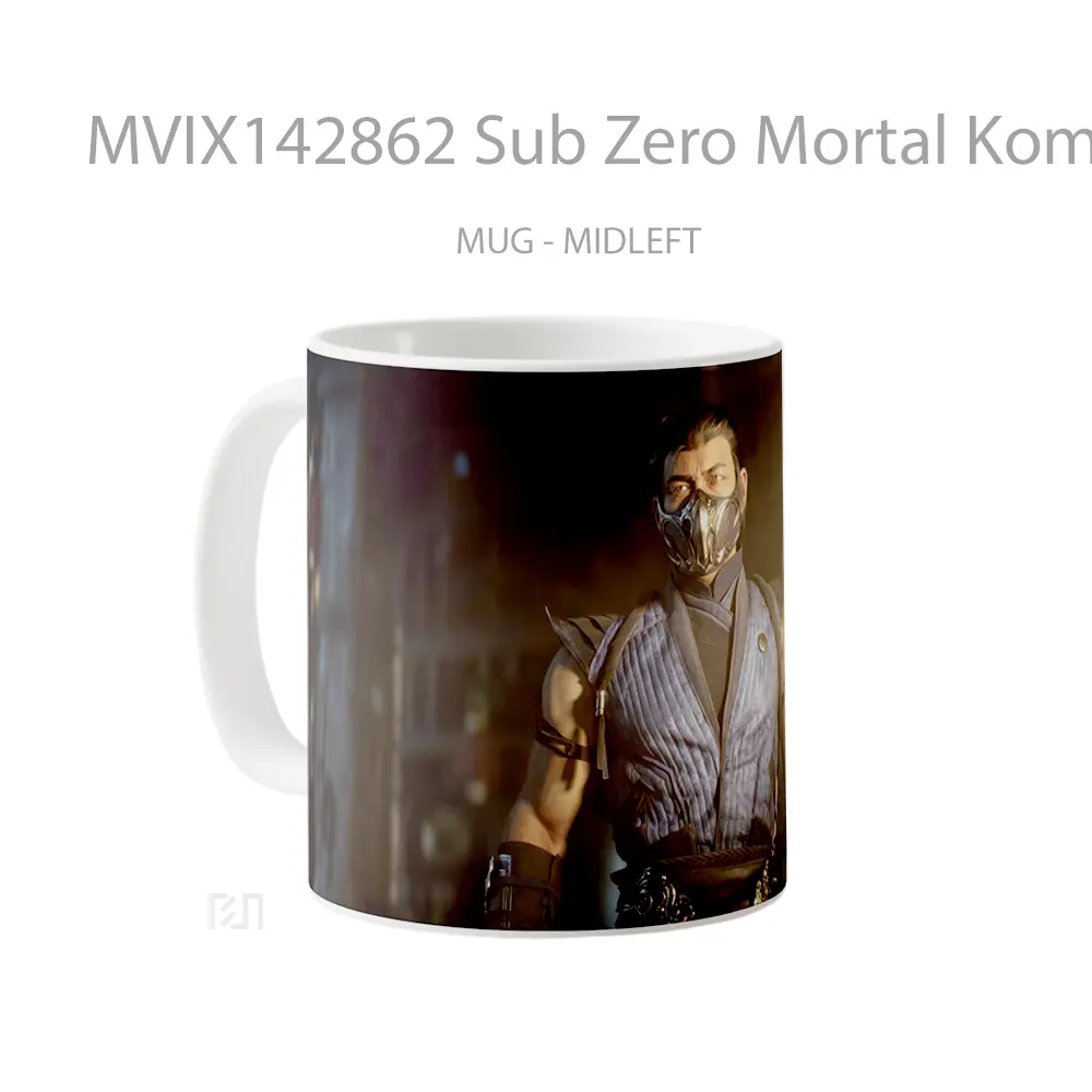 Mug Sub Zero Mortal Kombat 1 Gelas Keramik Unik - All-side / Desain