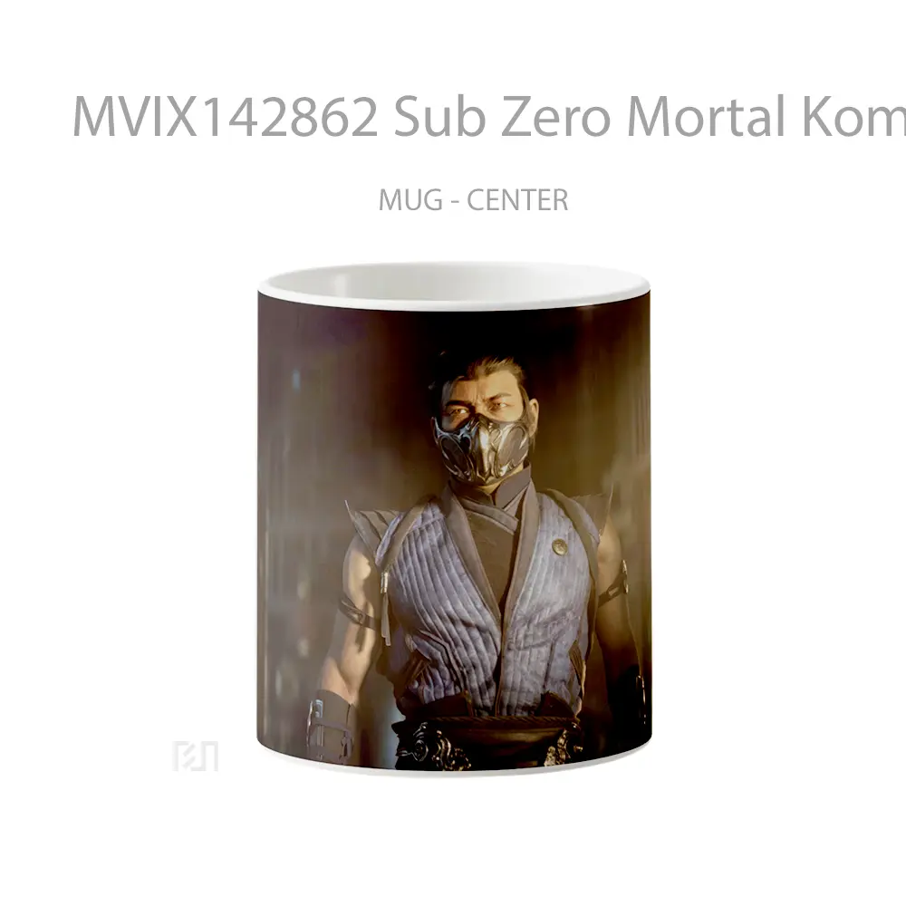 Mug Sub Zero Mortal Kombat 1 Gelas Keramik Unik