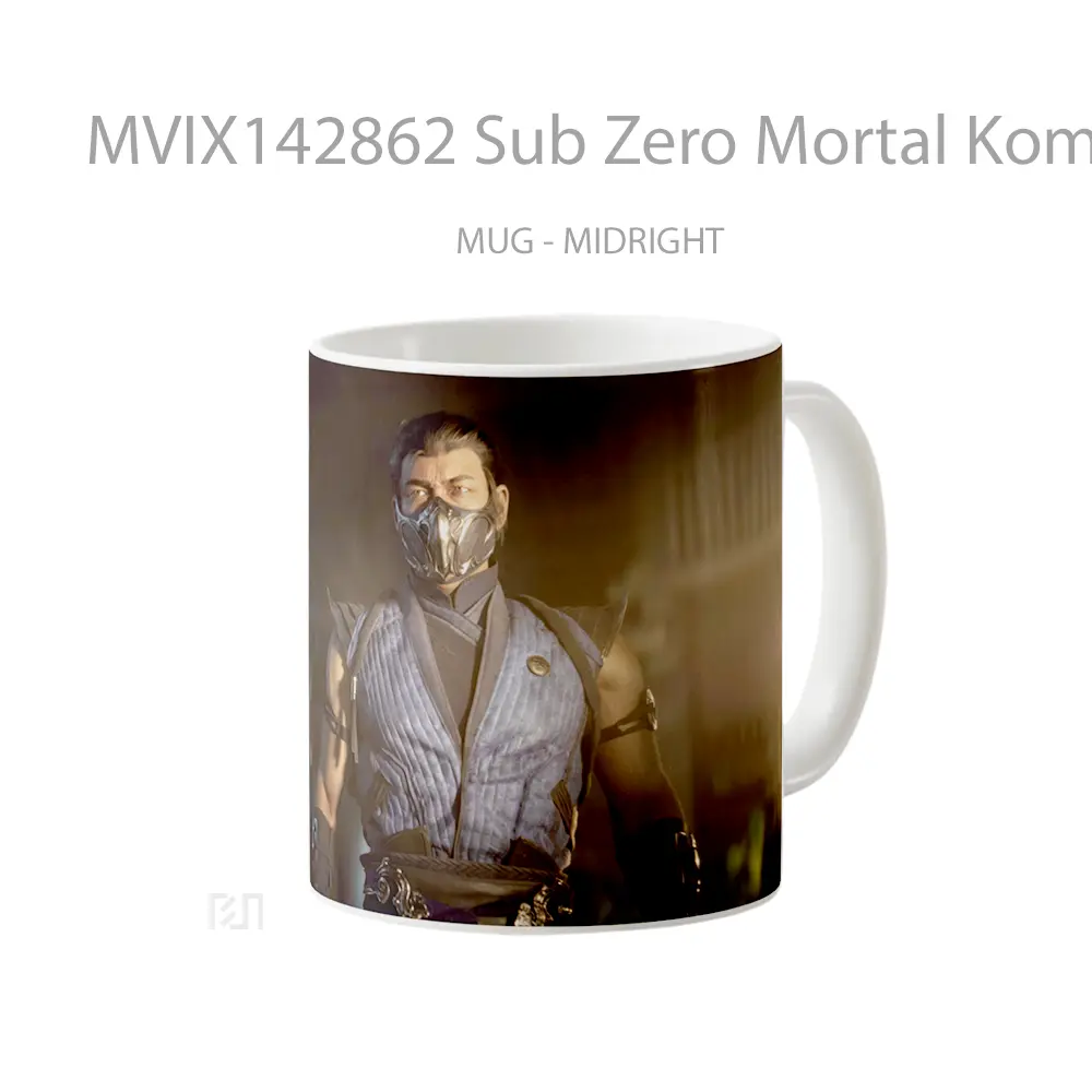 Mug Sub Zero Mortal Kombat 1 Gelas Keramik Unik - All-side / Desain