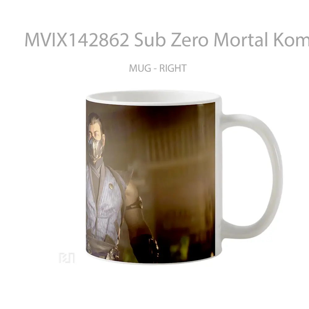 Mug Sub Zero Mortal Kombat 1 Gelas Keramik Unik - All-side / Desain