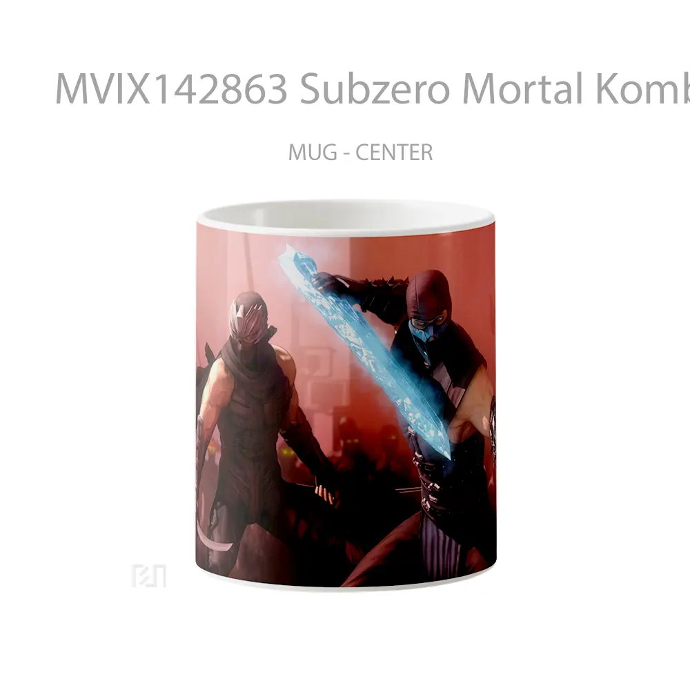 Mug Subzero Mortal Kombat Ryu Hayabusa Ninja Gaiden Gelas Keramik Unik