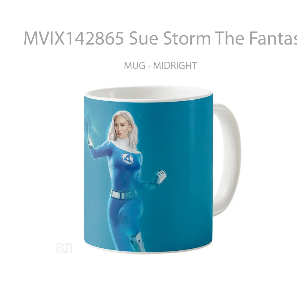 Mug Sue Storm The Fantastic 4 First Steps Gelas Keramik Unik - All-side / Desain