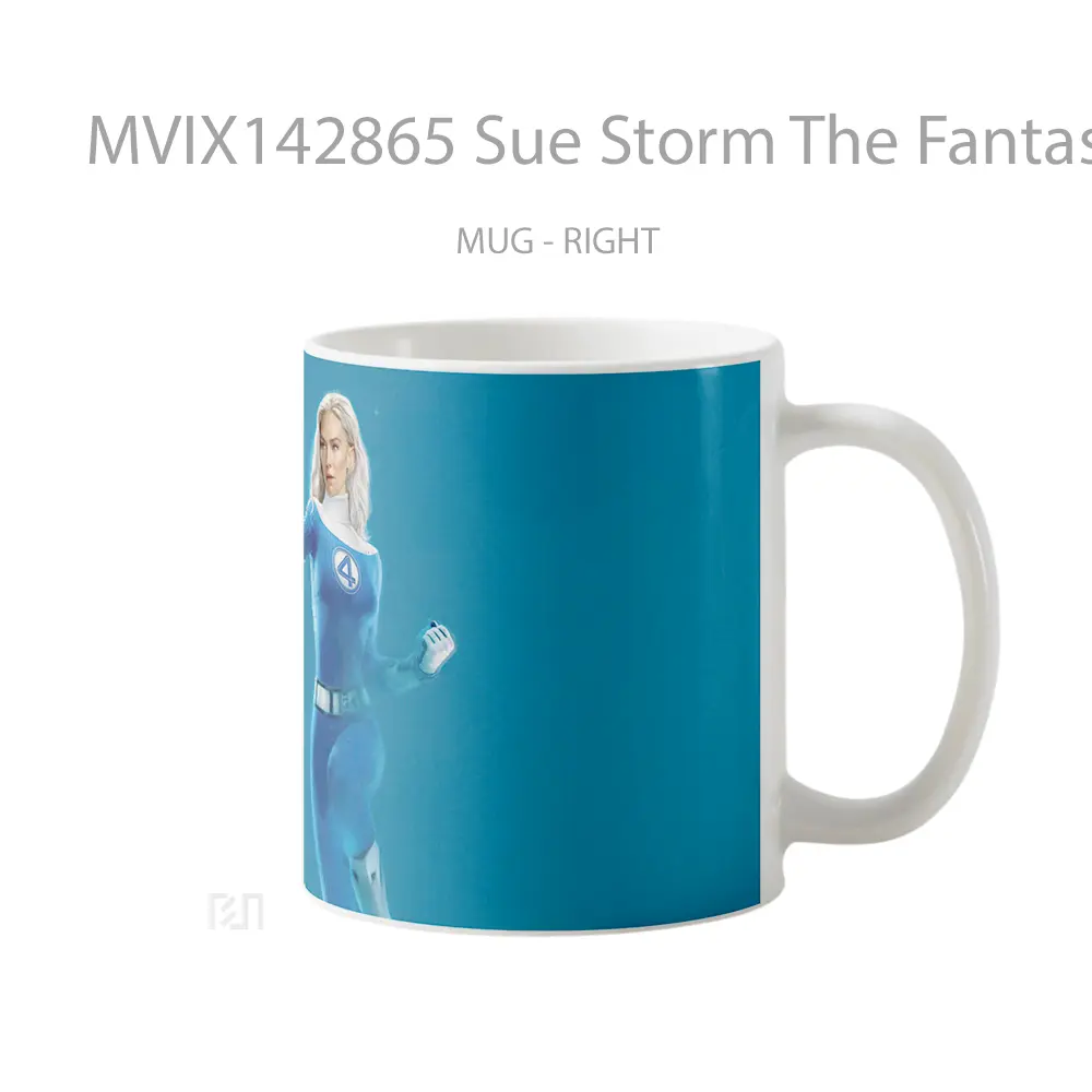 Mug Sue Storm The Fantastic 4 First Steps Gelas Keramik Unik - All-side / Desain