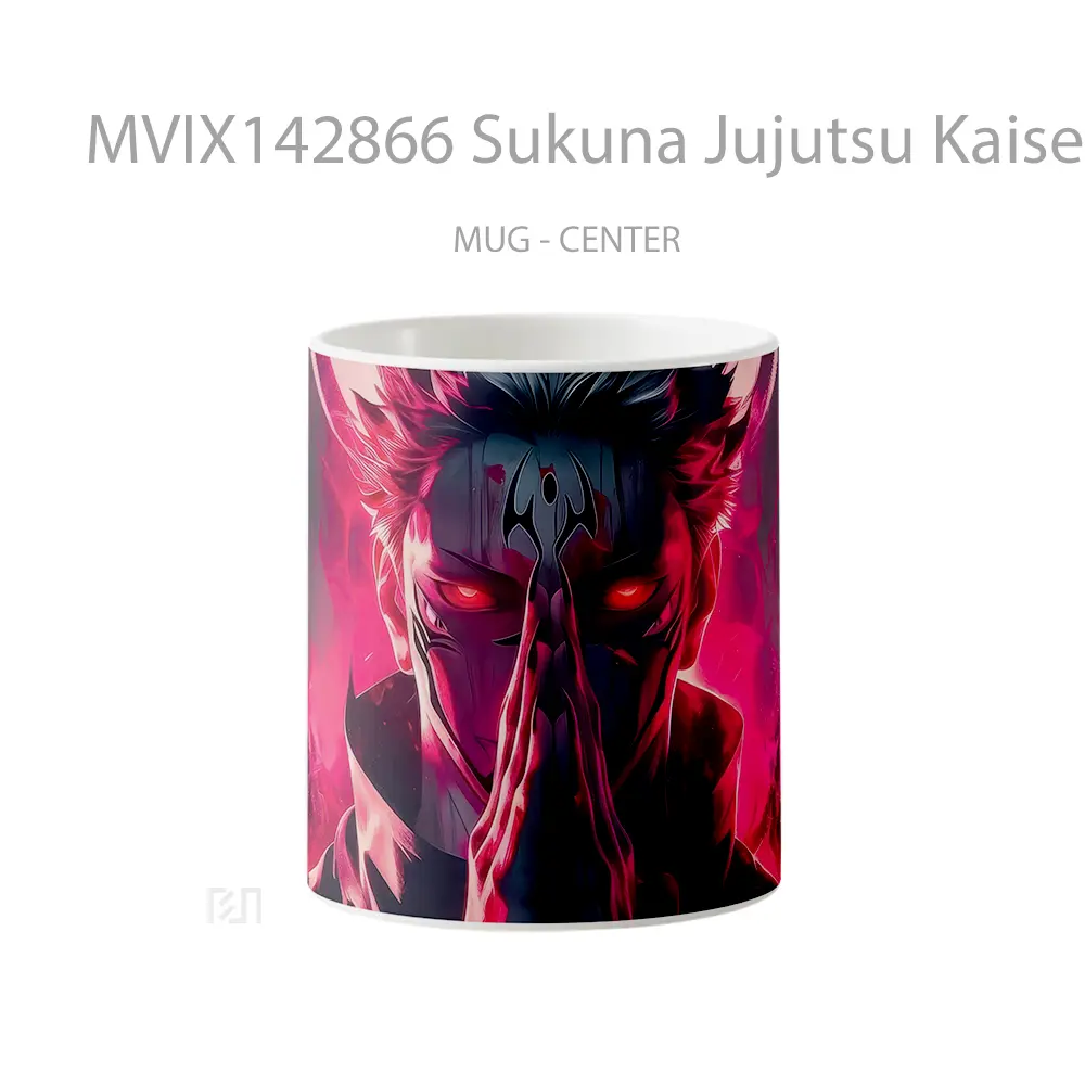 Mug Sukuna Jujutsu Kaisen Gelas Keramik Unik