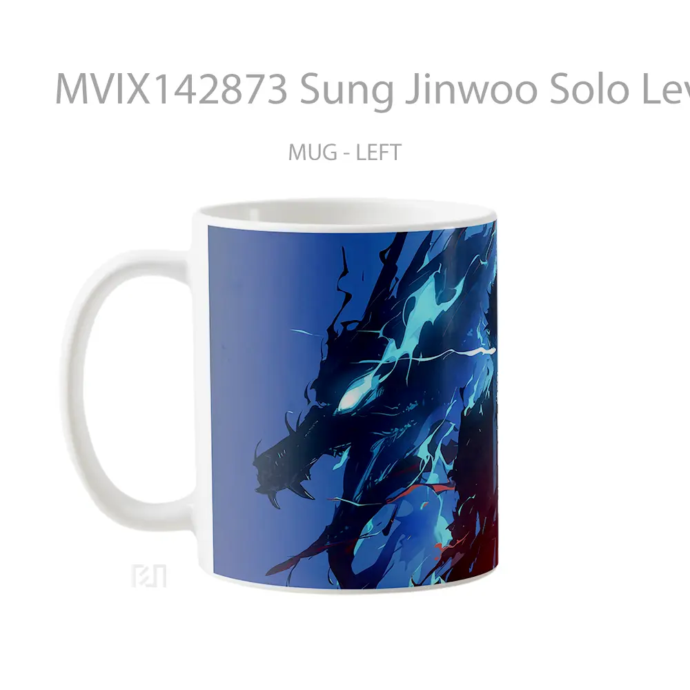 Mug Sung Jinwoo Solo Leveling Gelas Keramik Unik - All-side / Desain