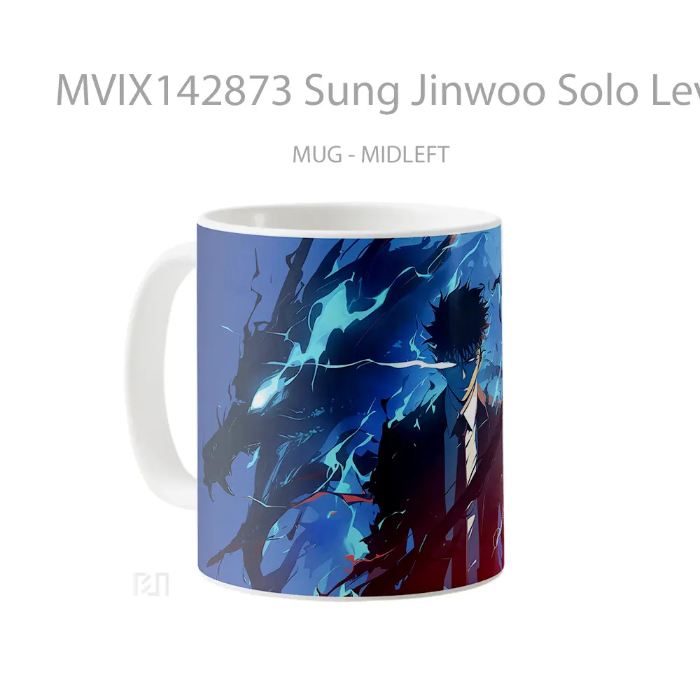 Mug Sung Jinwoo Solo Leveling Gelas Keramik Unik - All-side / Desain