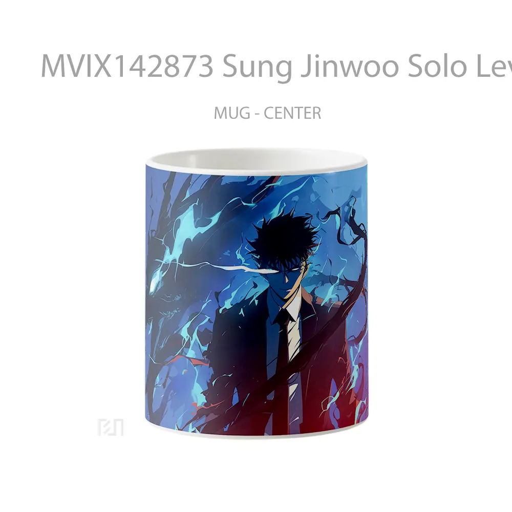 Mug Sung Jinwoo Solo Leveling Gelas Keramik Unik