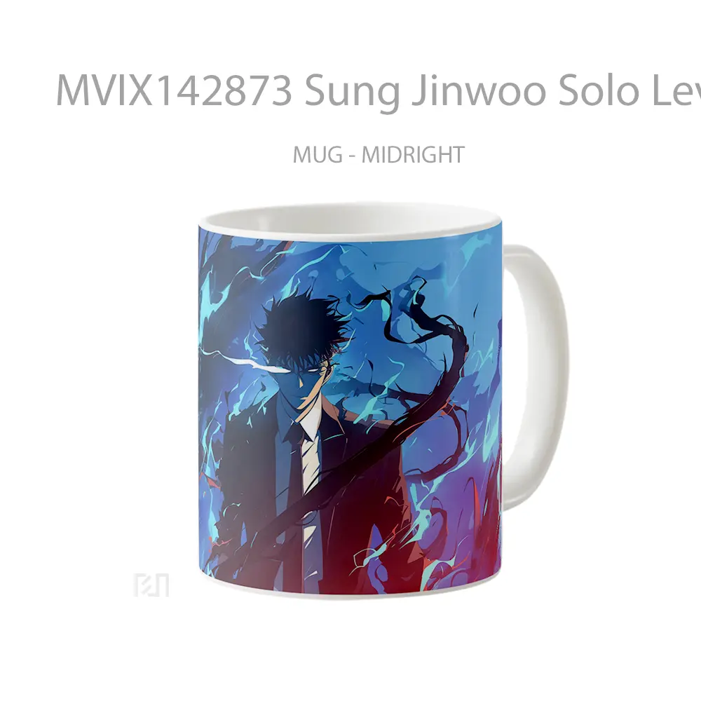 Mug Sung Jinwoo Solo Leveling Gelas Keramik Unik - All-side / Desain
