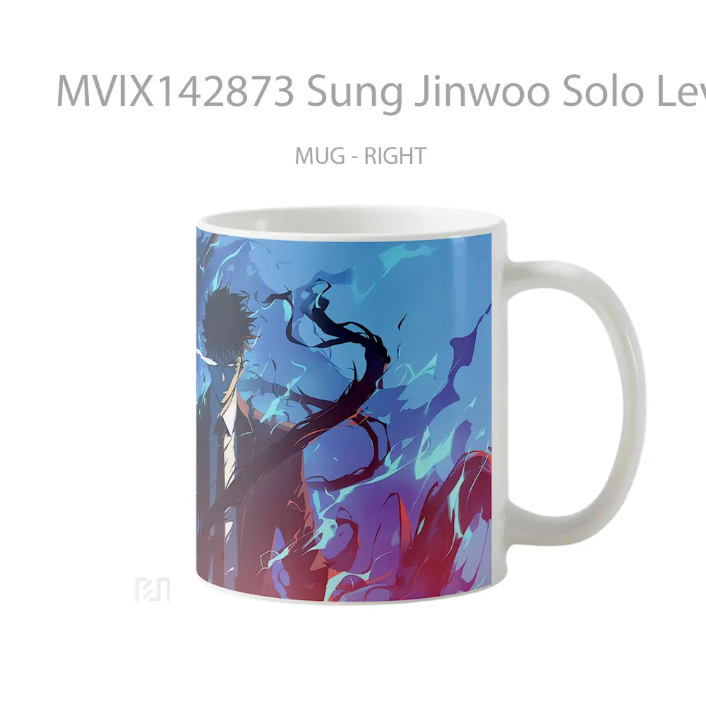 Mug Sung Jinwoo Solo Leveling Gelas Keramik Unik - All-side / Desain