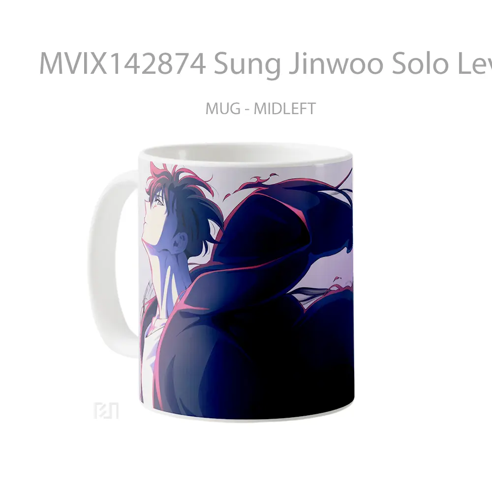 Mug Sung Jinwoo Solo Leveling Season 2 Gelas Pemandangan Alam - All-side / Desain