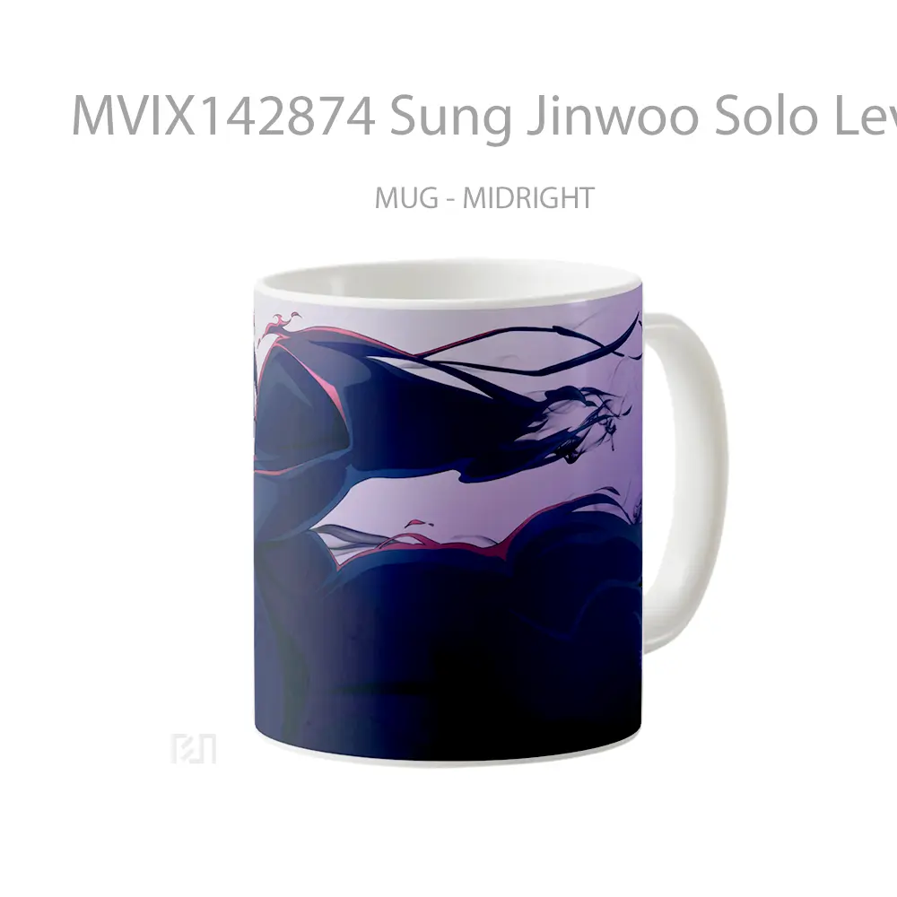 Mug Sung Jinwoo Solo Leveling Season 2 Gelas Pemandangan Alam - All-side / Desain
