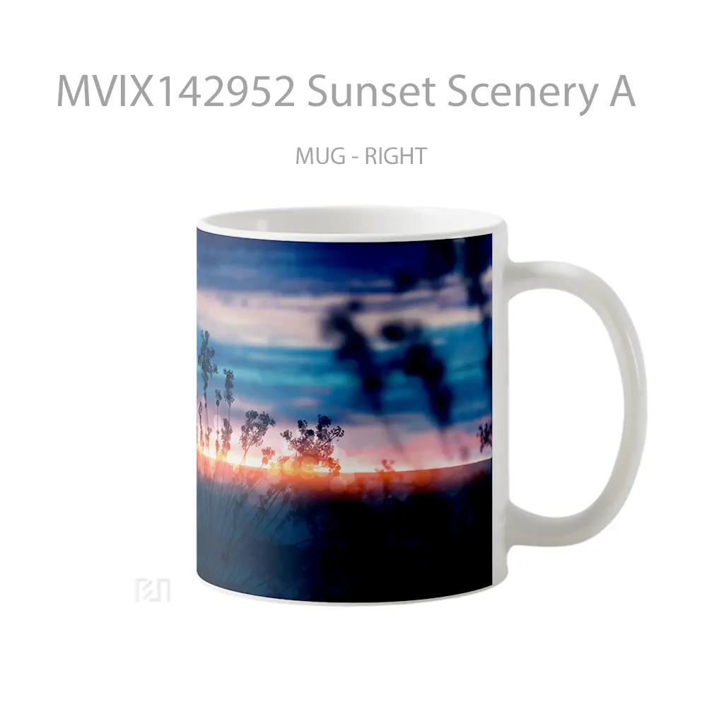 Mug Sunset Scenery A Gelas Pemandangan Alam - All-side / Desain