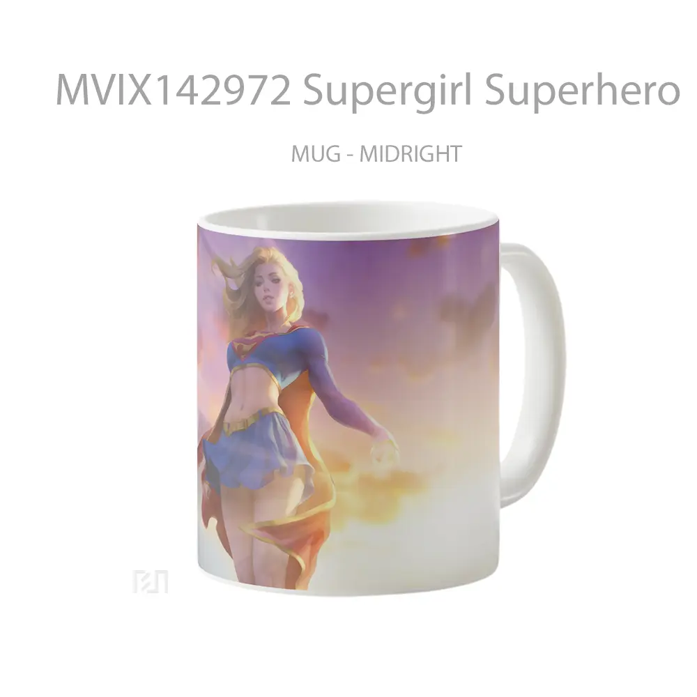 Mug Supergirl Superhero Gelas Keramik Unik - All-side / Desain