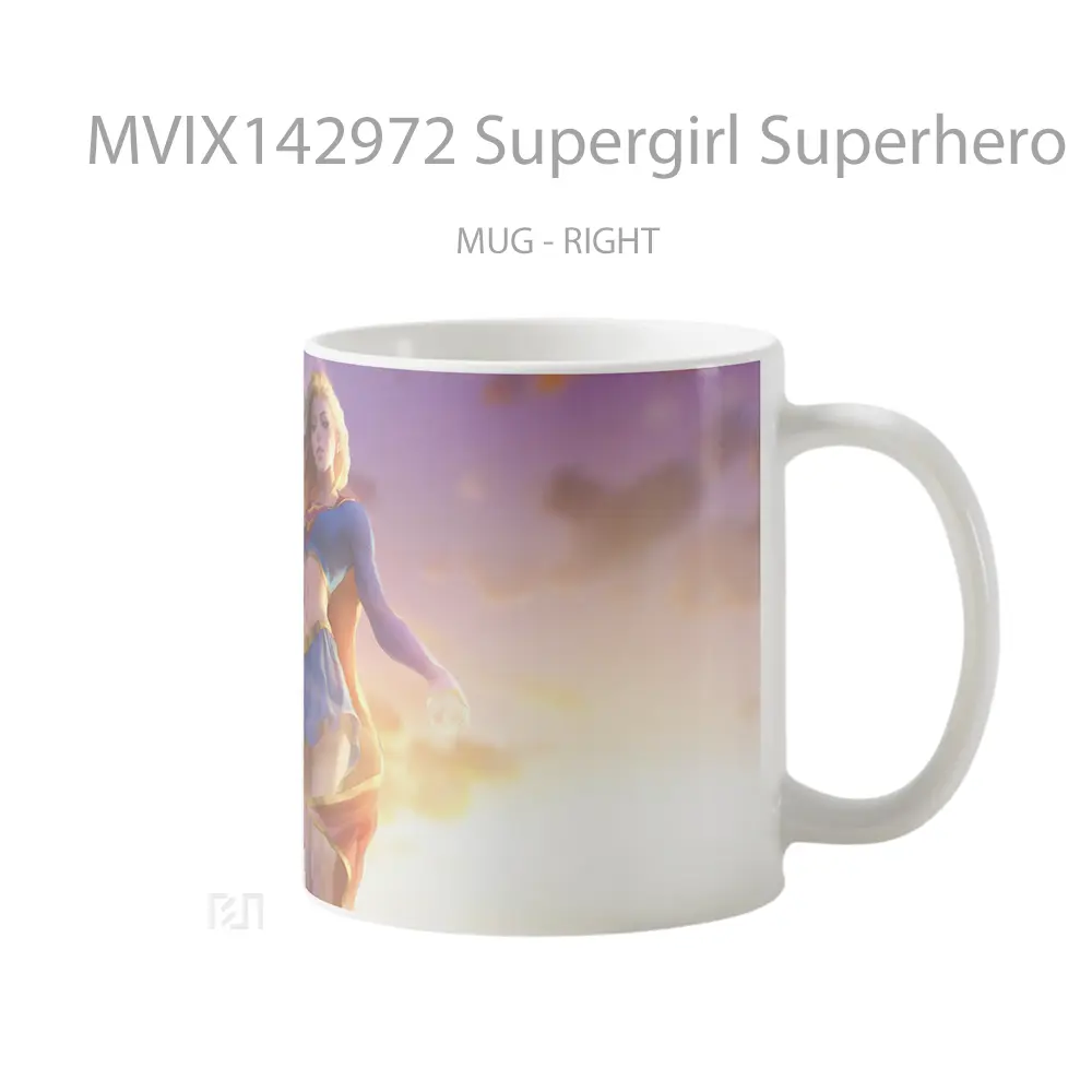 Mug Supergirl Superhero Gelas Keramik Unik - All-side / Desain
