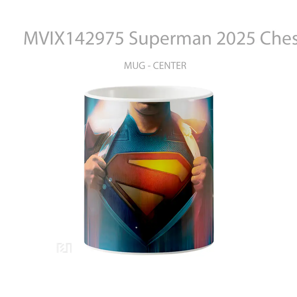 Mug Superman 2025 Chest Logo Gelas Superhero