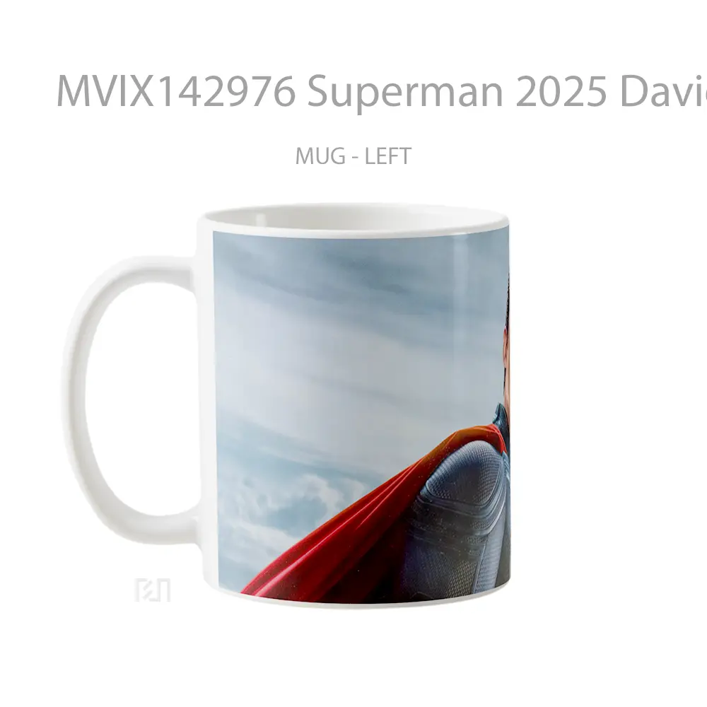 Mug Superman 2025 David Corenswet Gelas Superhero - All-side / Desain