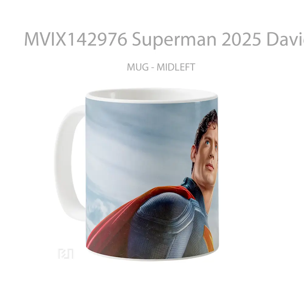 Mug Superman 2025 David Corenswet Gelas Superhero - All-side / Desain