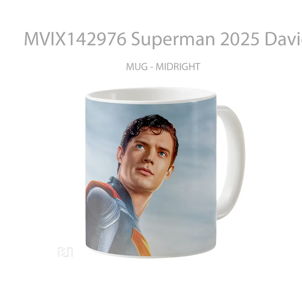 Mug Superman 2025 David Corenswet Gelas Superhero - All-side / Desain
