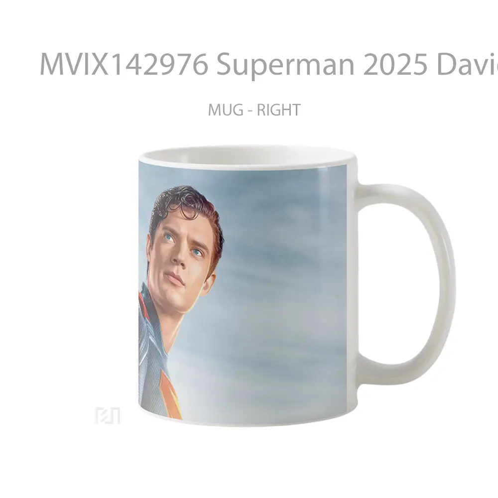 Mug Superman 2025 David Corenswet Gelas Superhero - All-side / Desain