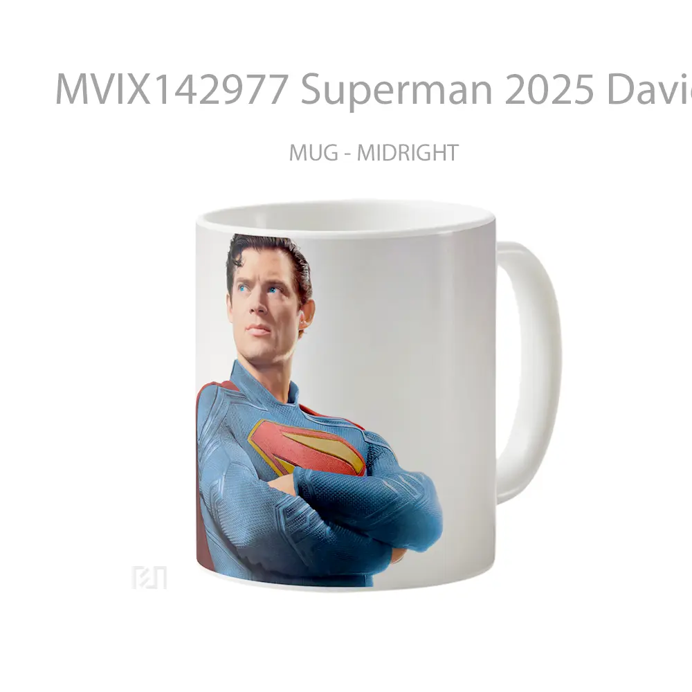Mug Superman 2025 David Corenswet Movie Gelas Superhero - All-side / Desain