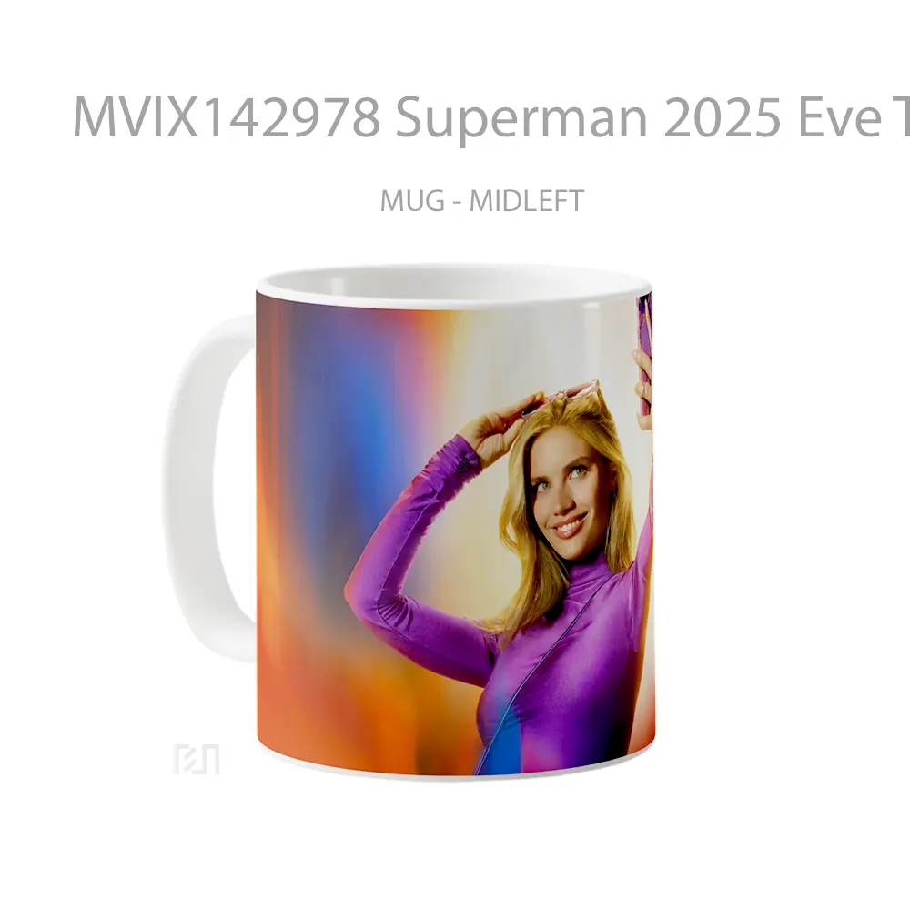 Mug Superman 2025 Eve Teschmacher Sara Sampaid Gelas Superhero - All-side / Desain