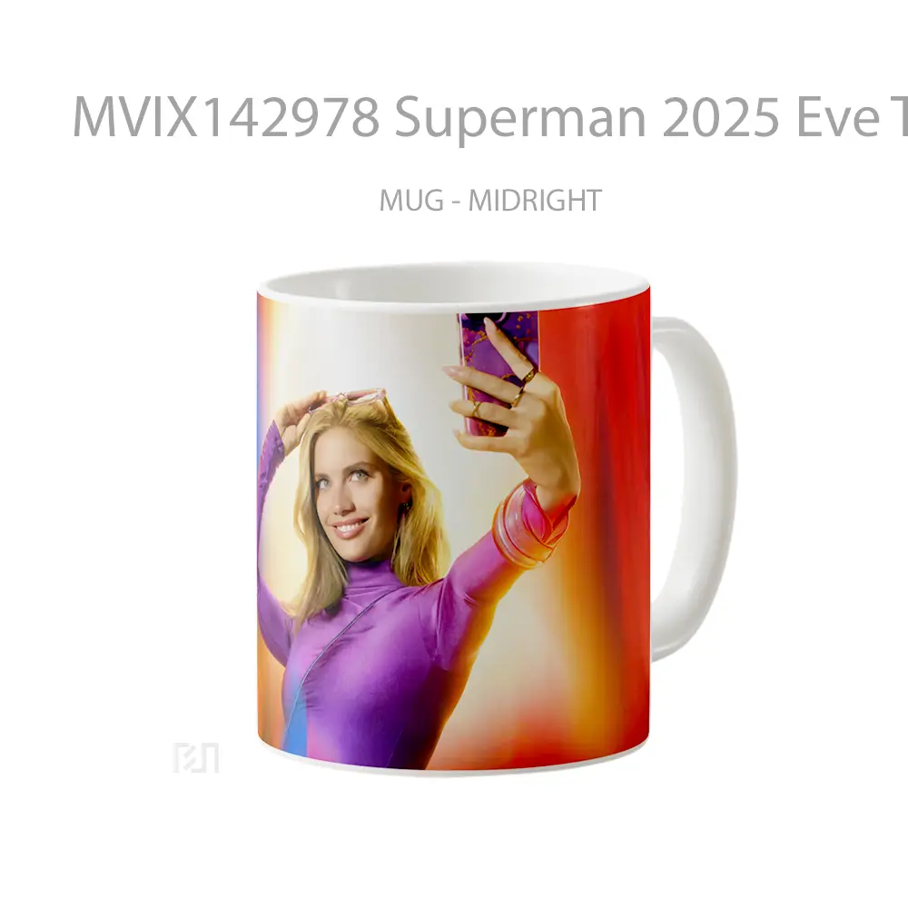 Mug Superman 2025 Eve Teschmacher Sara Sampaid Gelas Superhero - All-side / Desain