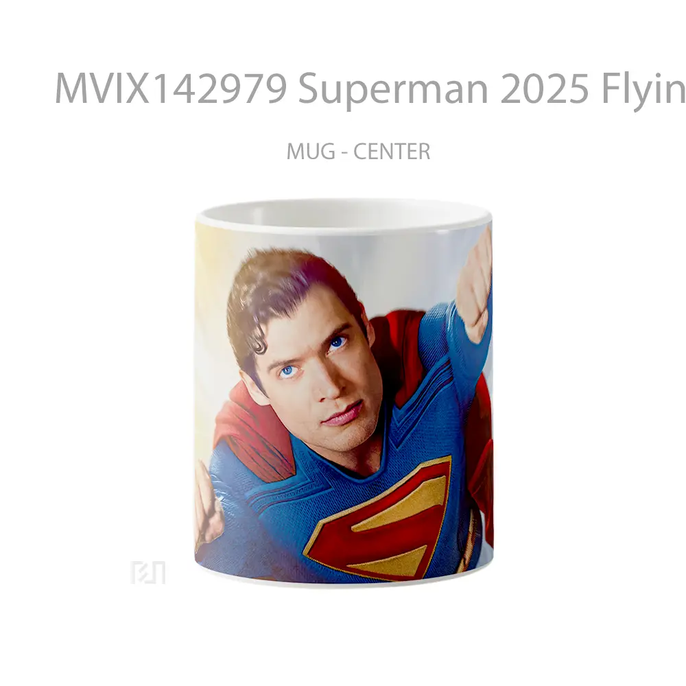 Mug Superman 2025 Flying David Corenswet Gelas Superhero
