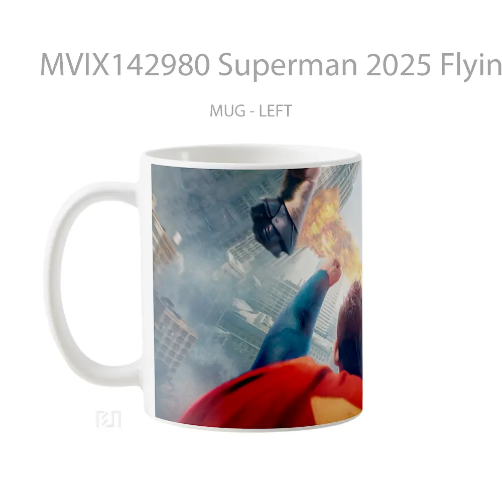 Mug Superman 2025 Flying Hawkgirl Gelas Superhero - All-side / Desain