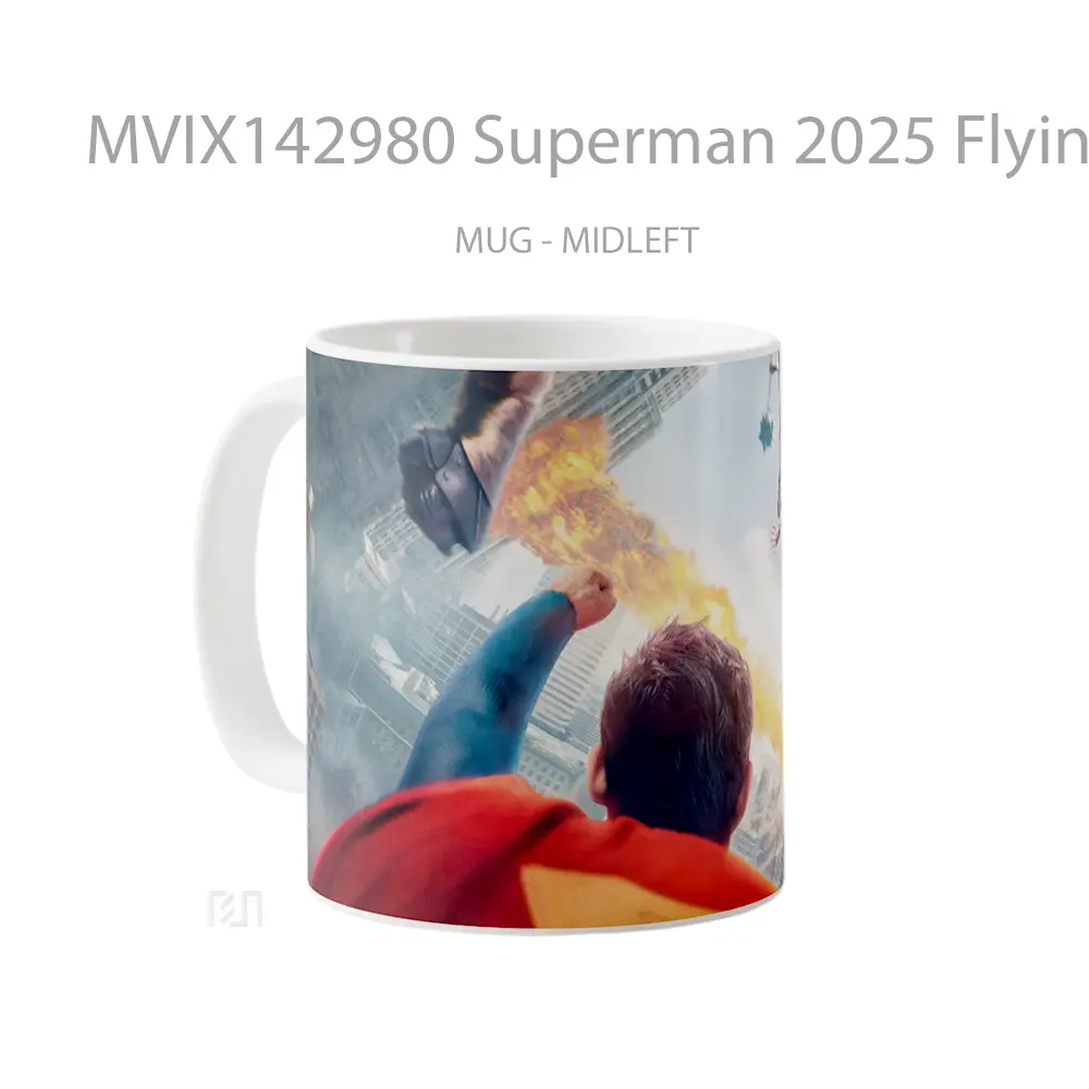 Mug Superman 2025 Flying Hawkgirl Gelas Superhero - All-side / Desain