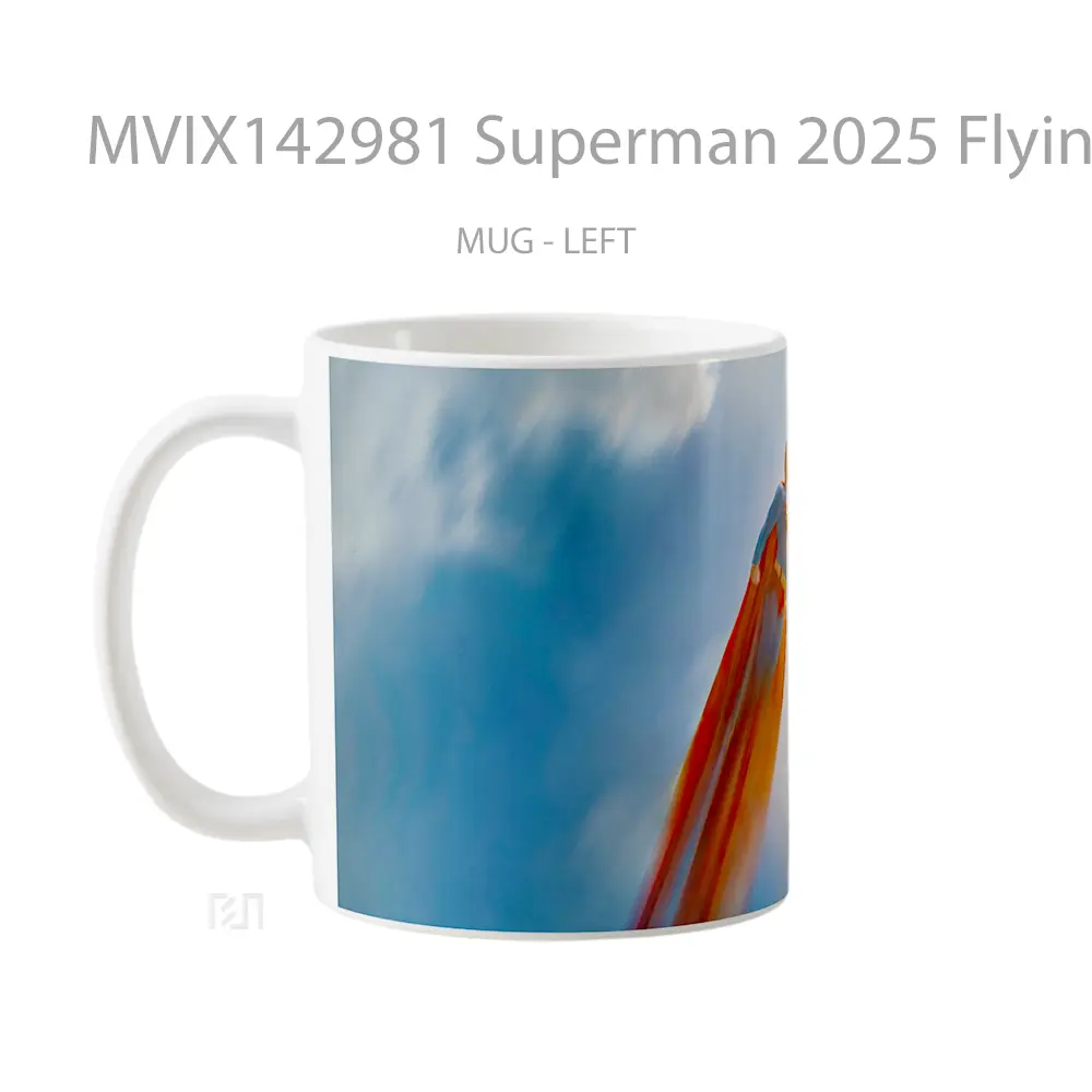 Mug Superman 2025 Flying Gelas Superhero - All-side / Desain