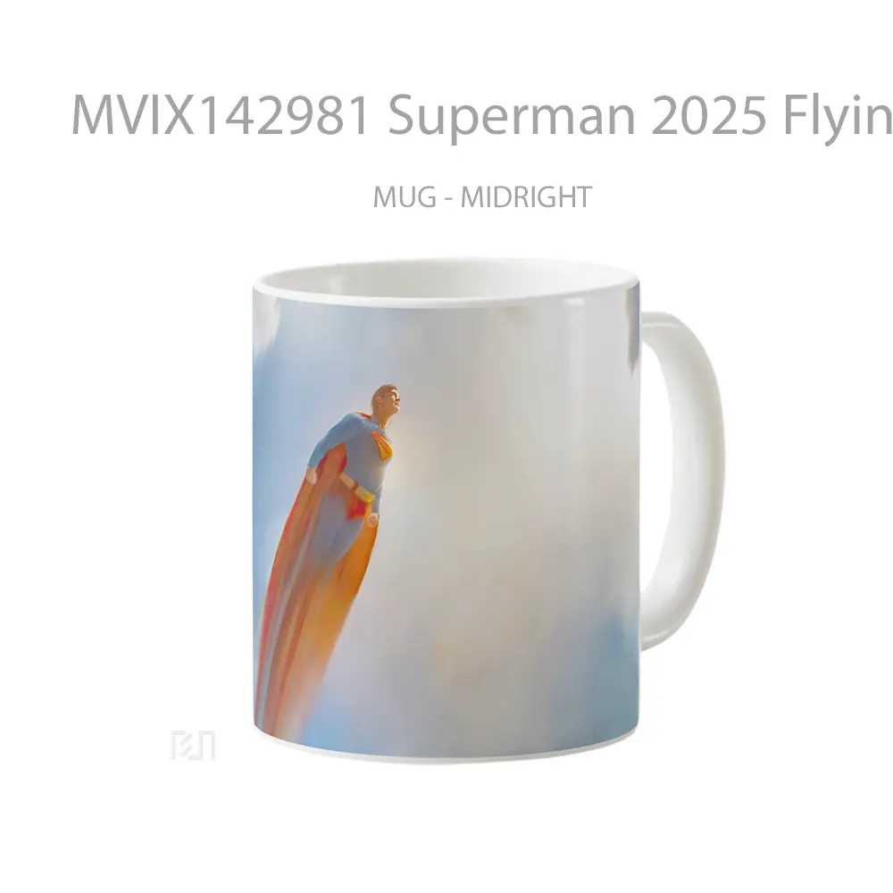 Mug Superman 2025 Flying Gelas Superhero - All-side / Desain