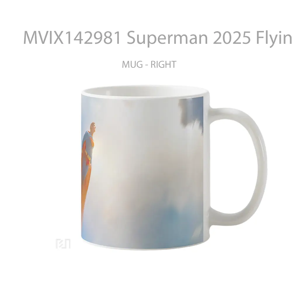 Mug Superman 2025 Flying Gelas Superhero - All-side / Desain