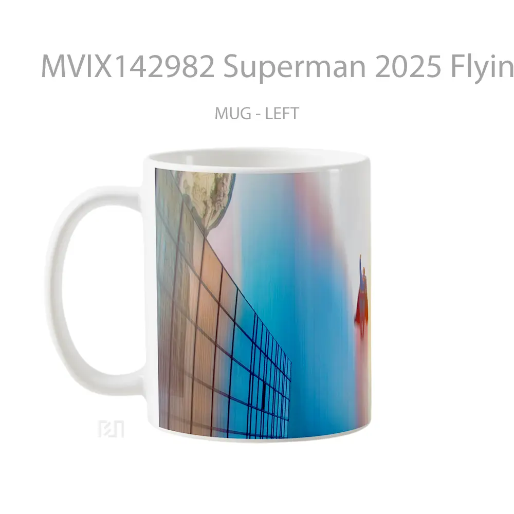 Mug Superman 2025 Flying Gelas Superhero - All-side / Desain