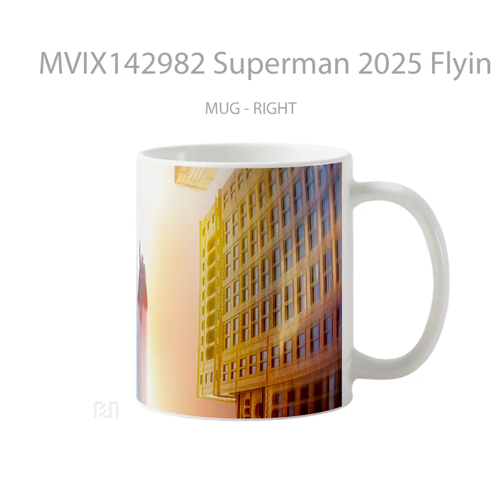 Mug Superman 2025 Flying Gelas Superhero - All-side / Desain